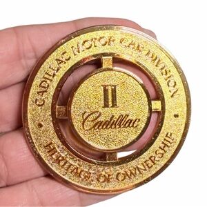 Vintage Cadillac Motor Car Division Heritage of Ownership Gold Medallion II